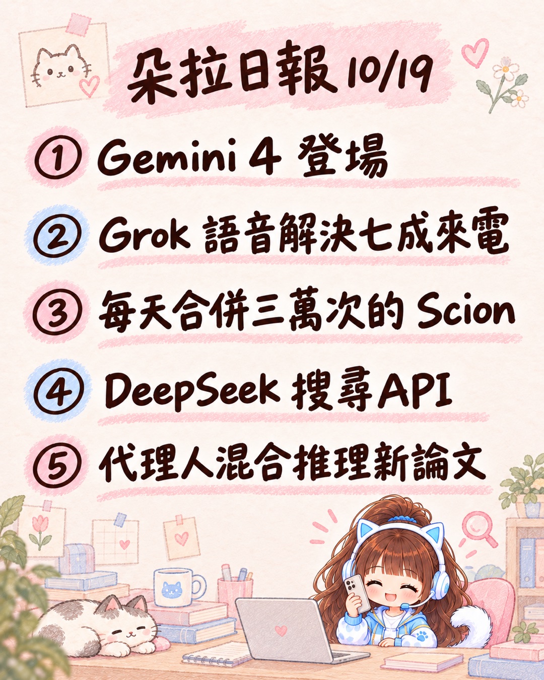 朵拉日報 2026-10-19 當天圖卡