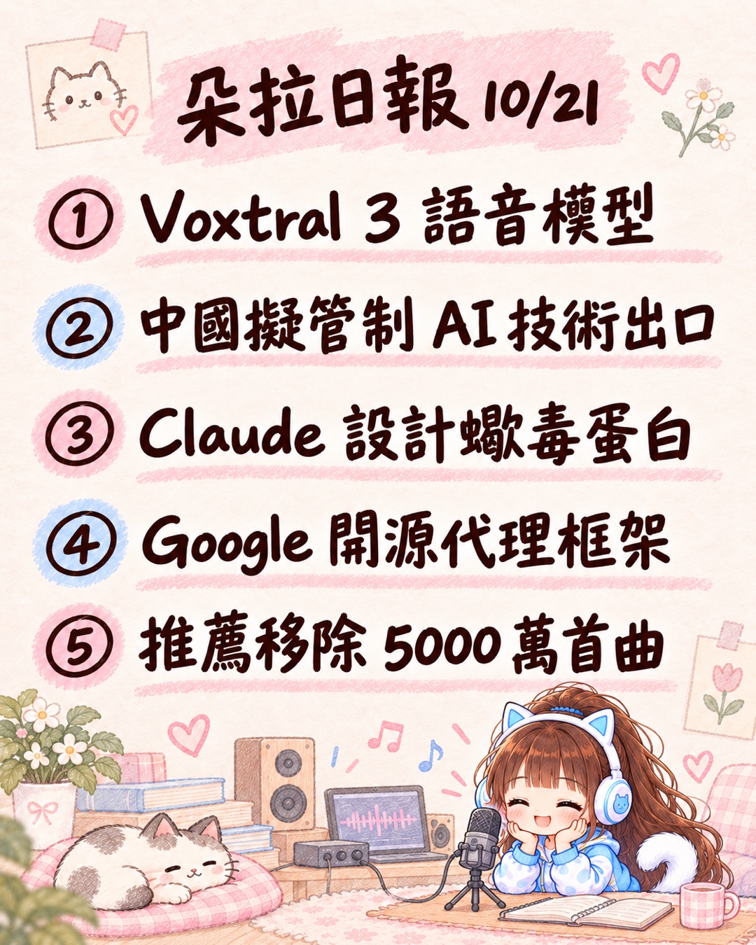 朵拉日報 2026-10-21 當天圖卡