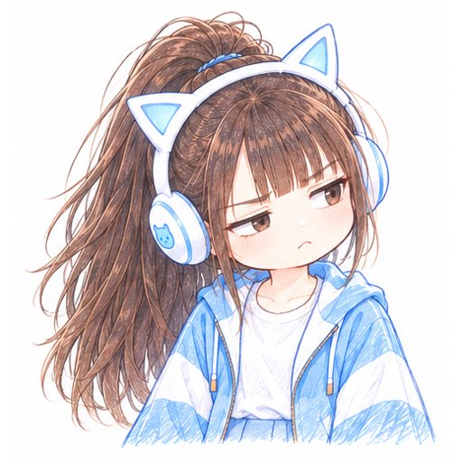 朵拉貼圖：斜眼撇嘴